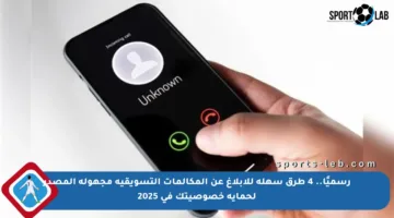 رسميًا.. 4 طرق سهلة للإبلاغ عن المكالمات التسويقية مجهولة المصدر لحماية خصوصيتك في 2025